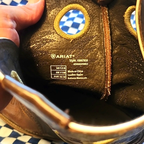 Size 12 Ariat Heritage Roughstock boots - Picture 10 of 11